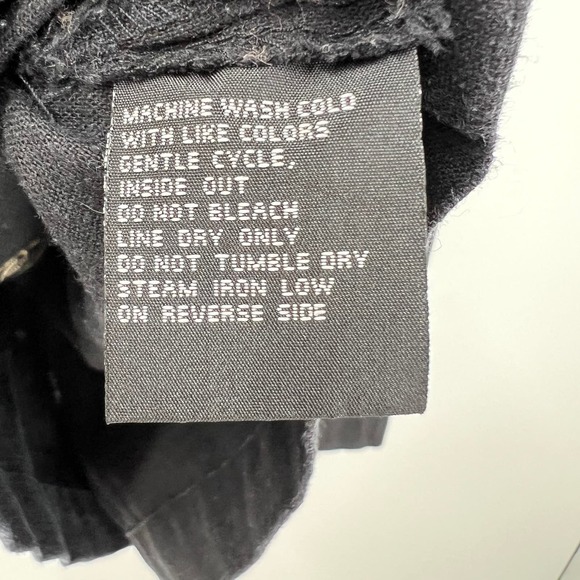 Vintage Zero Line "Maternity" Linen Embroidered Rainbow Floral Women Large - XL - Picture 9 of 9